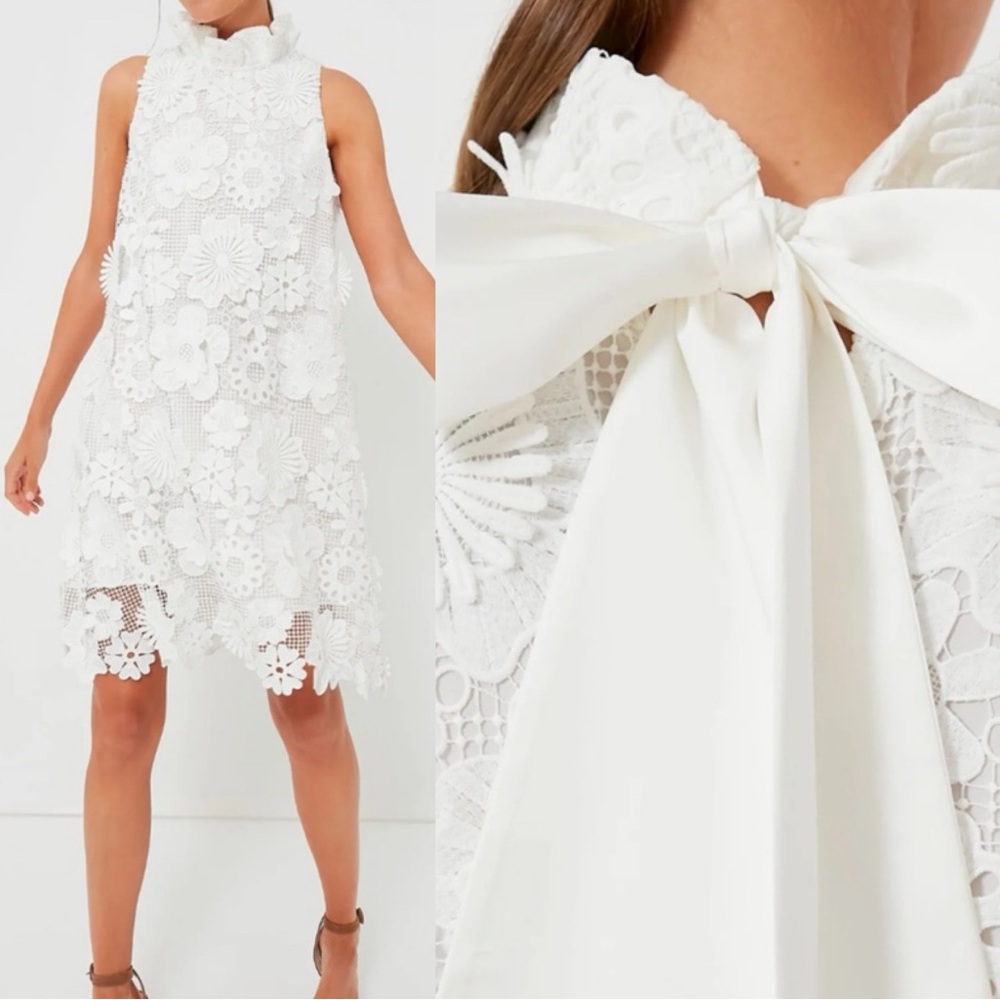 TUCKERNUCK NEW Blanc Guipure Lace Blythe Dress - Picture 1 of 12